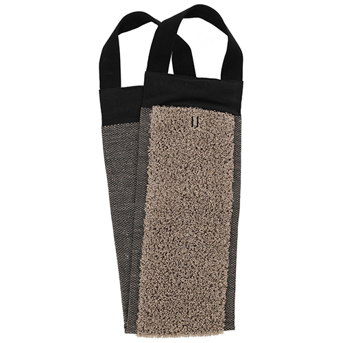 Rento Sauna Back Washer, Terry Linen, Brown, 6