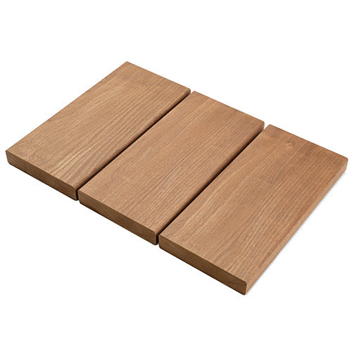 PROSAUNAS Thermo Aspen Sauna Wood, 2x6 (28mm x 140mm), Smooth 4 Sides Eased Edges, SHP Profile