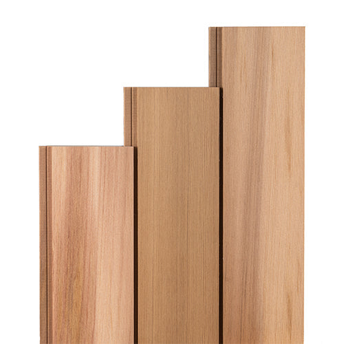PROSAUNAS Cedar Sauna Wood, 1x4, Vertical Grain Tongue & Groove, Nickel Gap