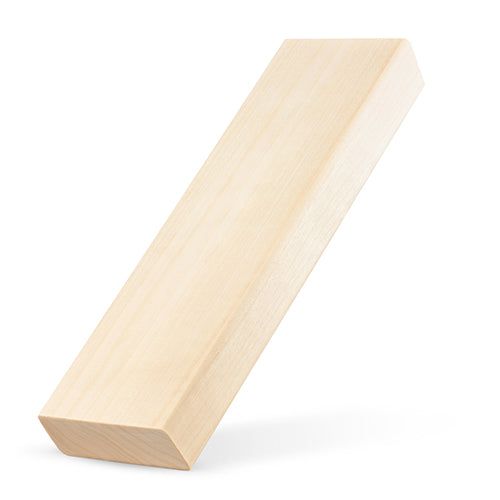 PROSAUNAS Sauna Wood, Aspen, 2x4, Smooth 4 Sides with Eased Edges, SHP