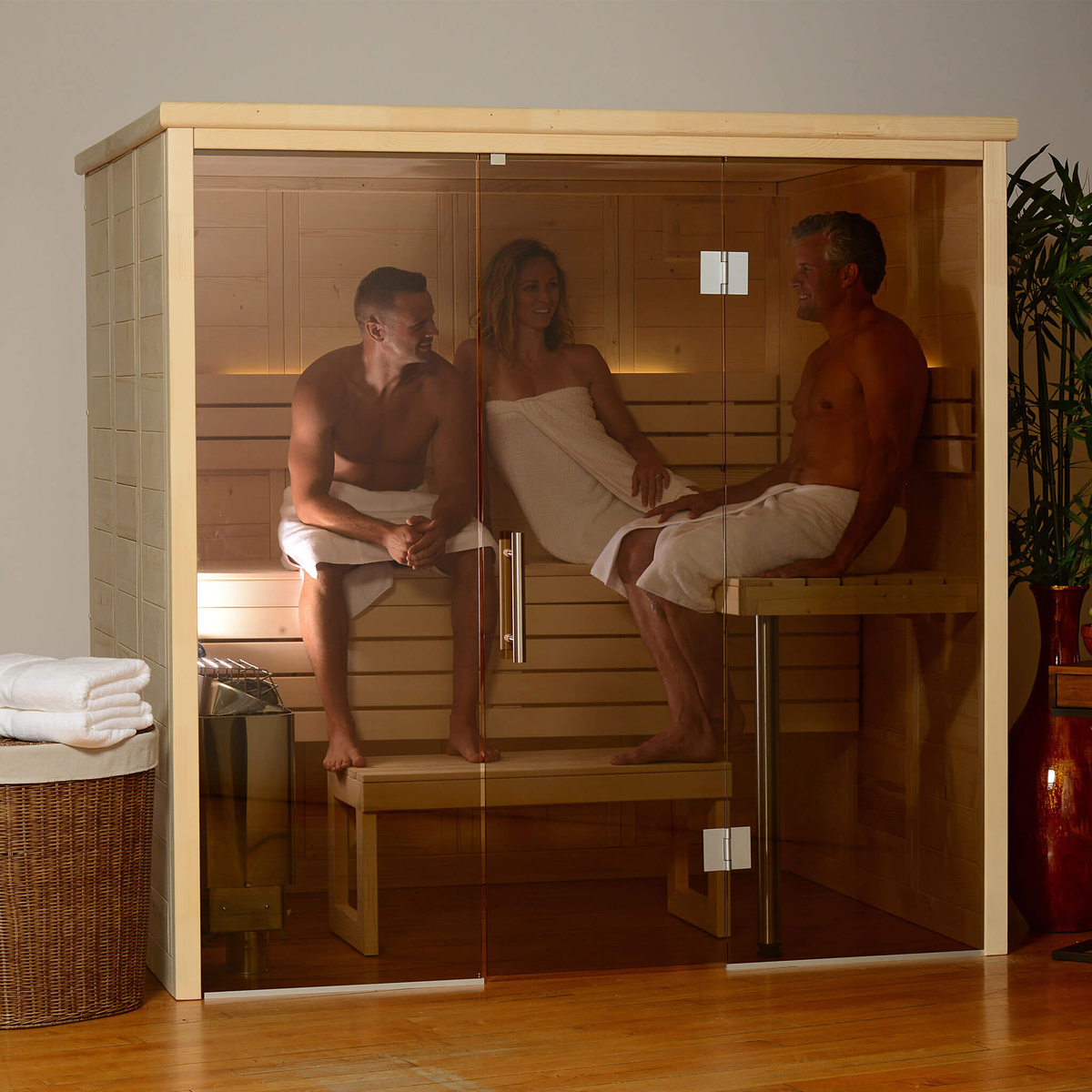 Worthington 4-6 Person Indoor Sauna - Indoor Saunas