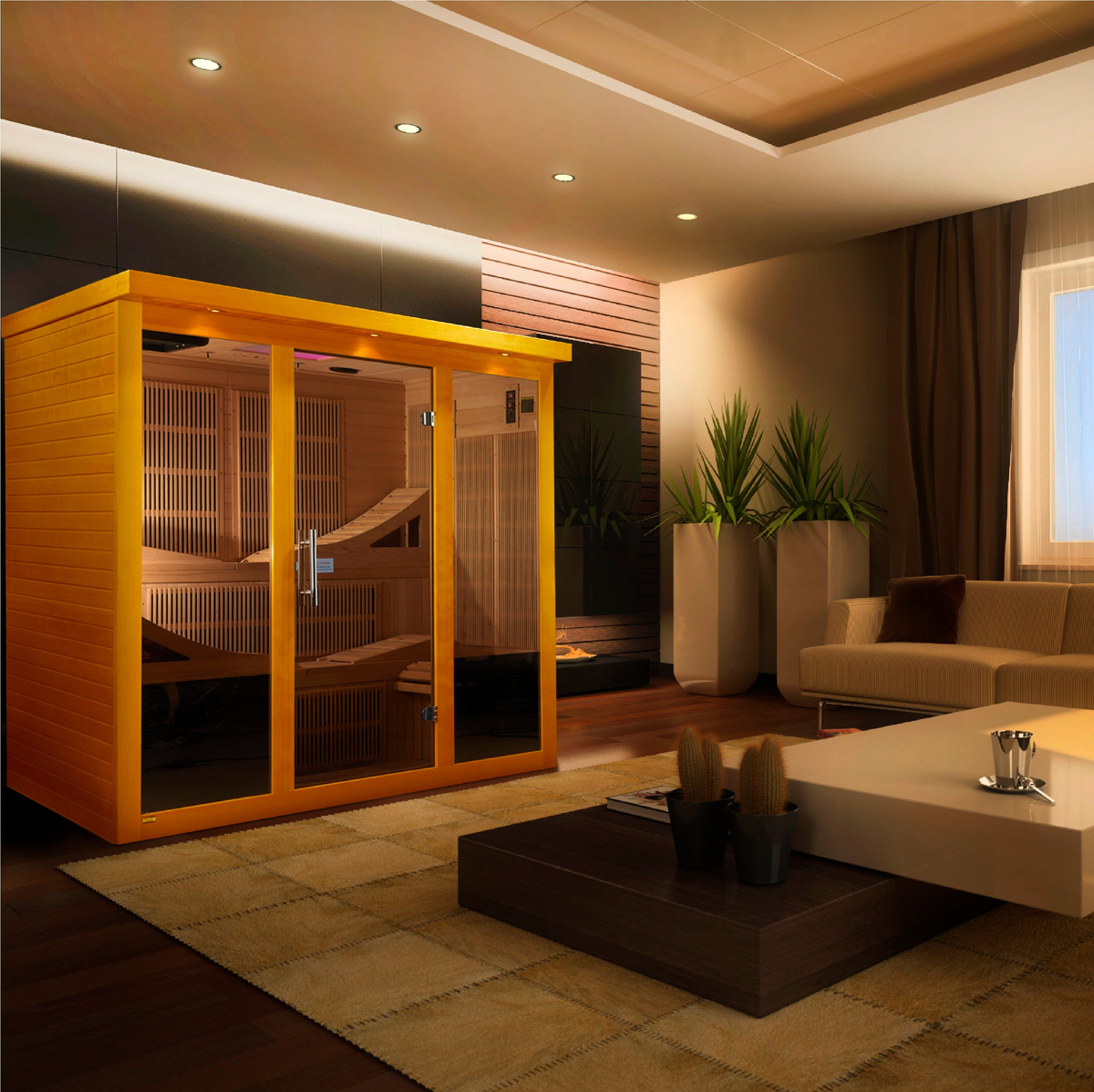 Monaco Elite 6 Person Infrared Sauna