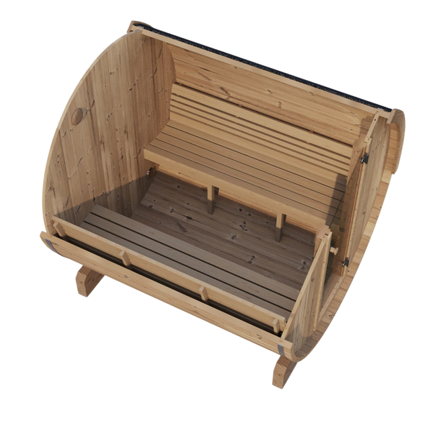 Thermo-Spruce Barrel Sauna 3-Person