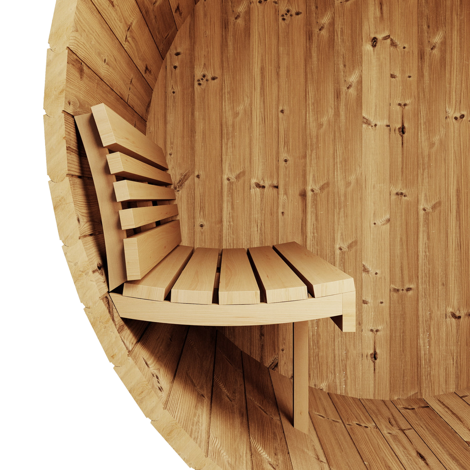 Thermo-Spruce Barrel Sauna 4-Person