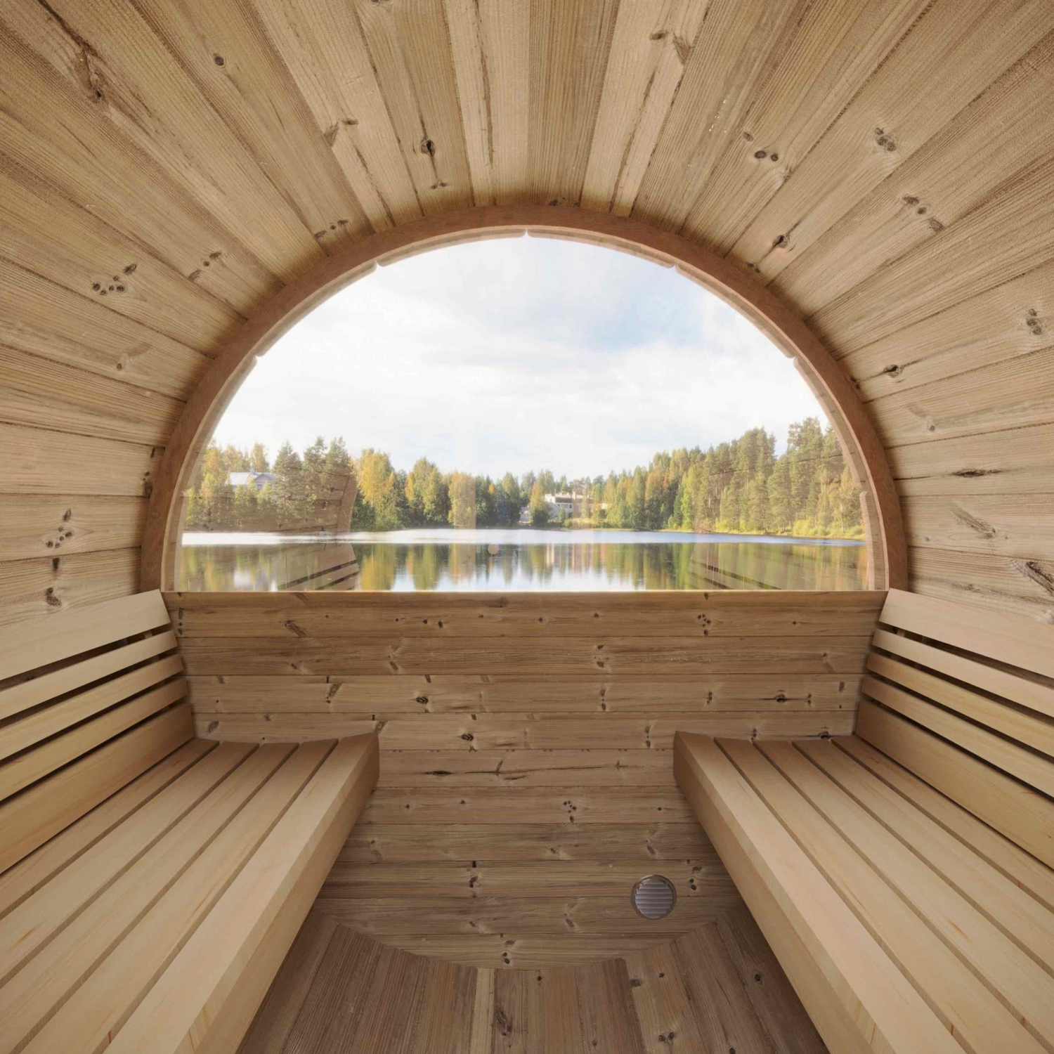 Thermo-Spruce Barrel Sauna 4-Person