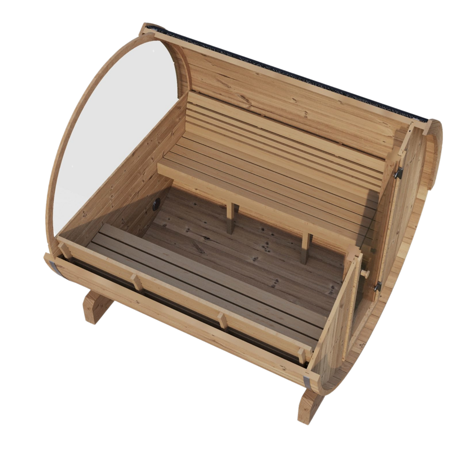 Thermo-Spruce Barrel Sauna 4-Person