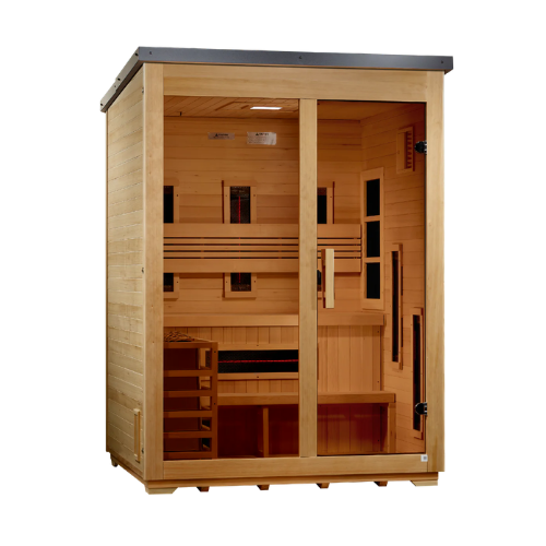 GDI Classic Outdoor Hybrid Sauna 3-Person