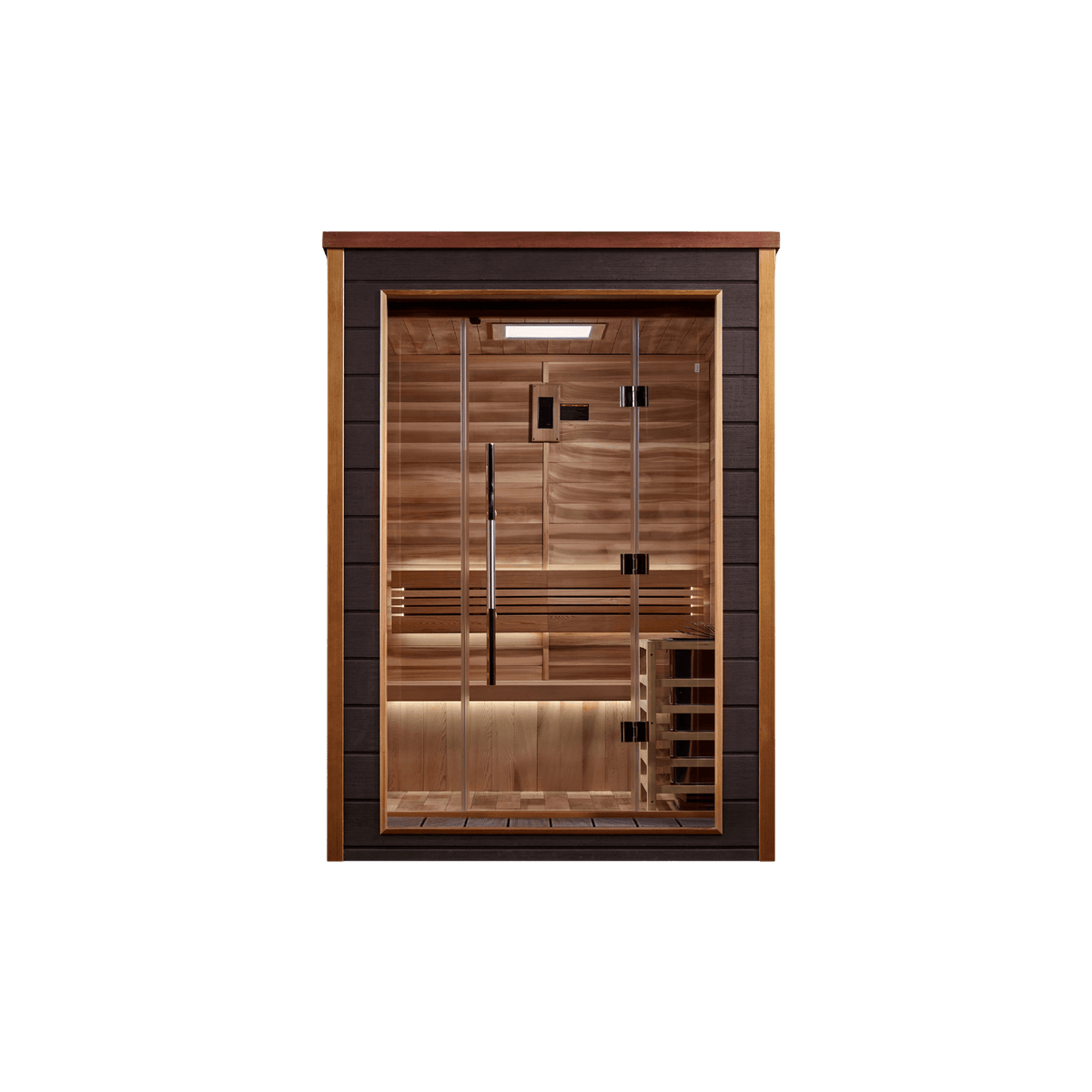 GDI Modern Outdoor Hybrid Sauna 2-Person