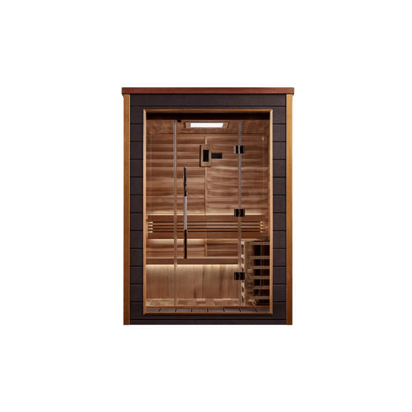 GDI Modern Outdoor Hybrid Sauna 2-Person