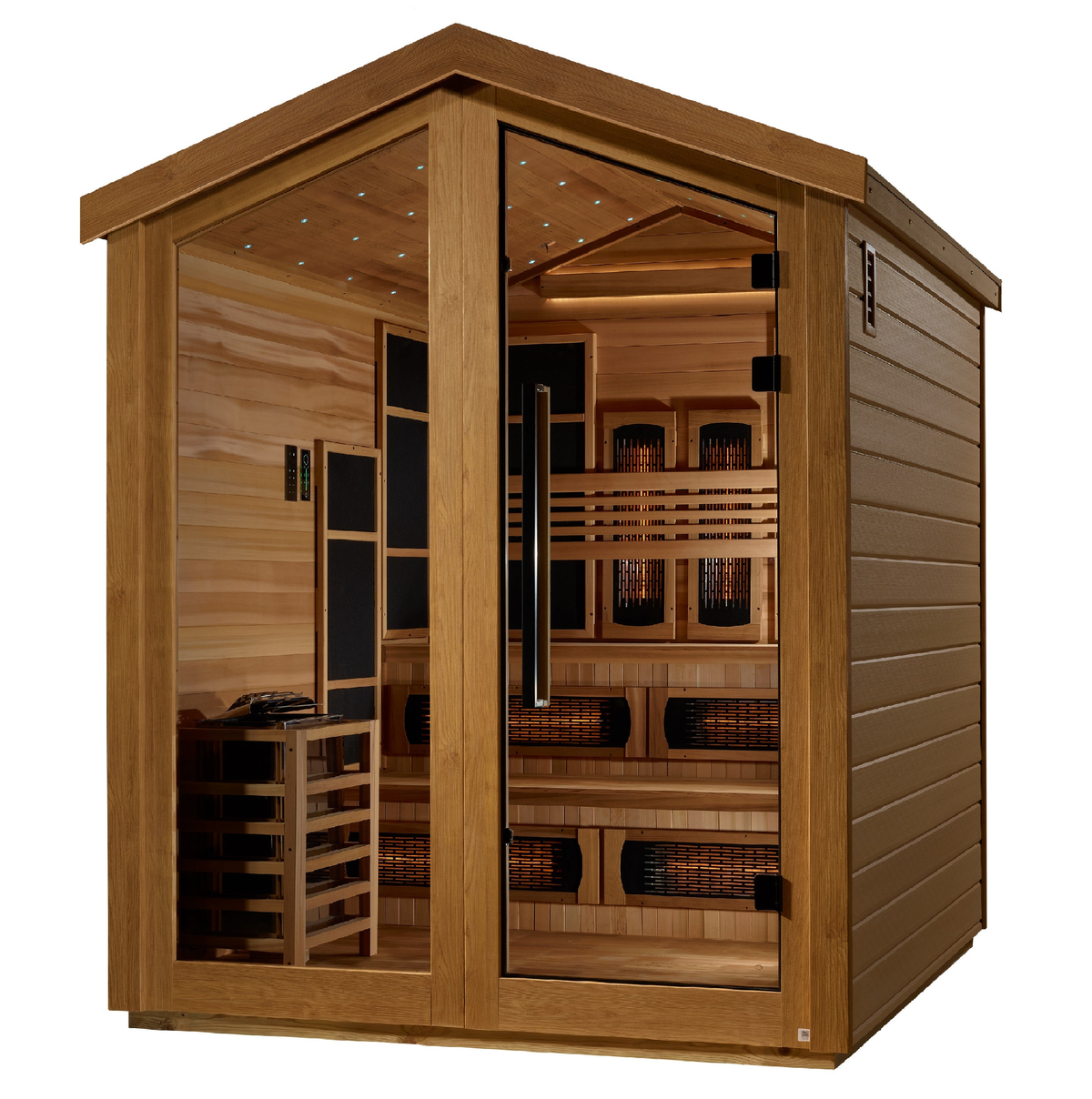Kaskinen 6 Person Hybrid Barn Outdoor Sauna