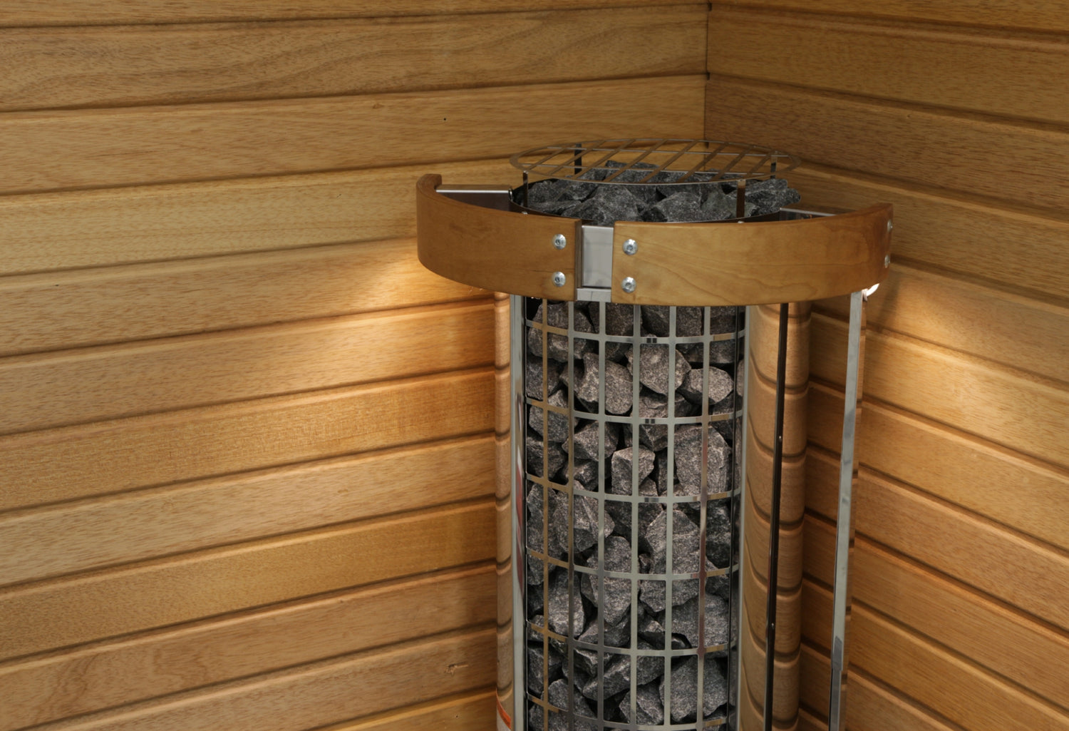 Harvia Cilindro Half Series 6kW Sauna Heater Built-In Controls