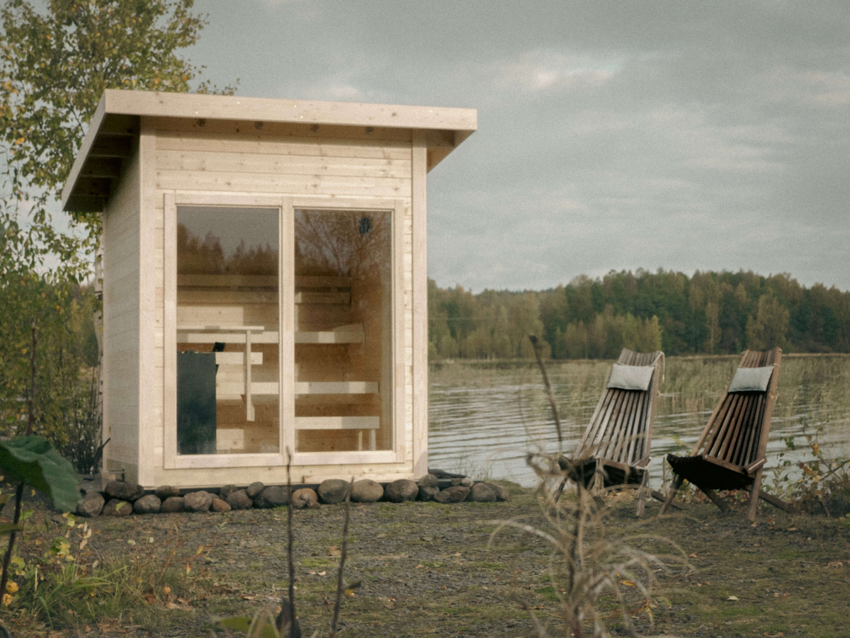 View 4 Person Outdoor Sauna