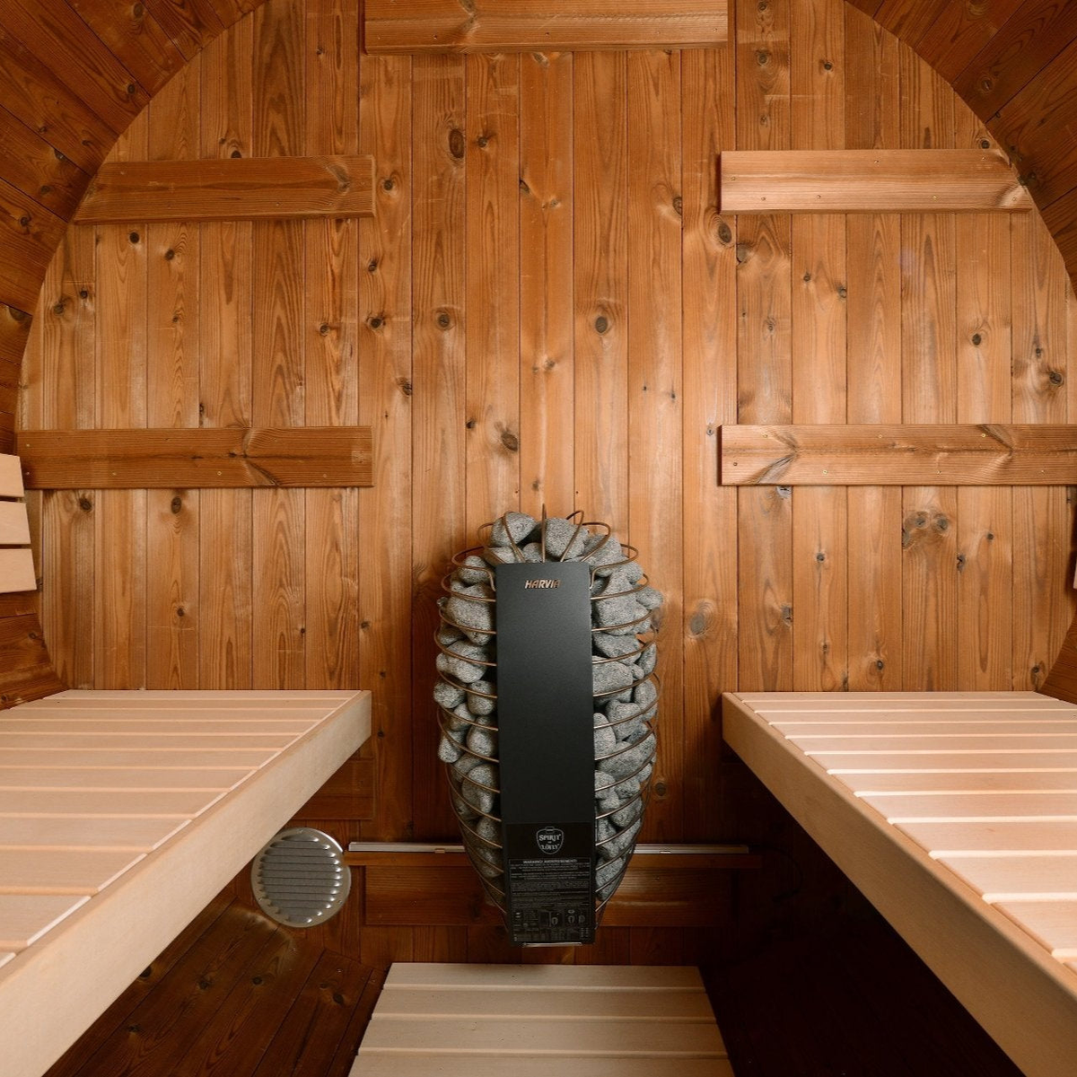 Magnus 6 Person Barrel Sauna - Outdoor Saunas