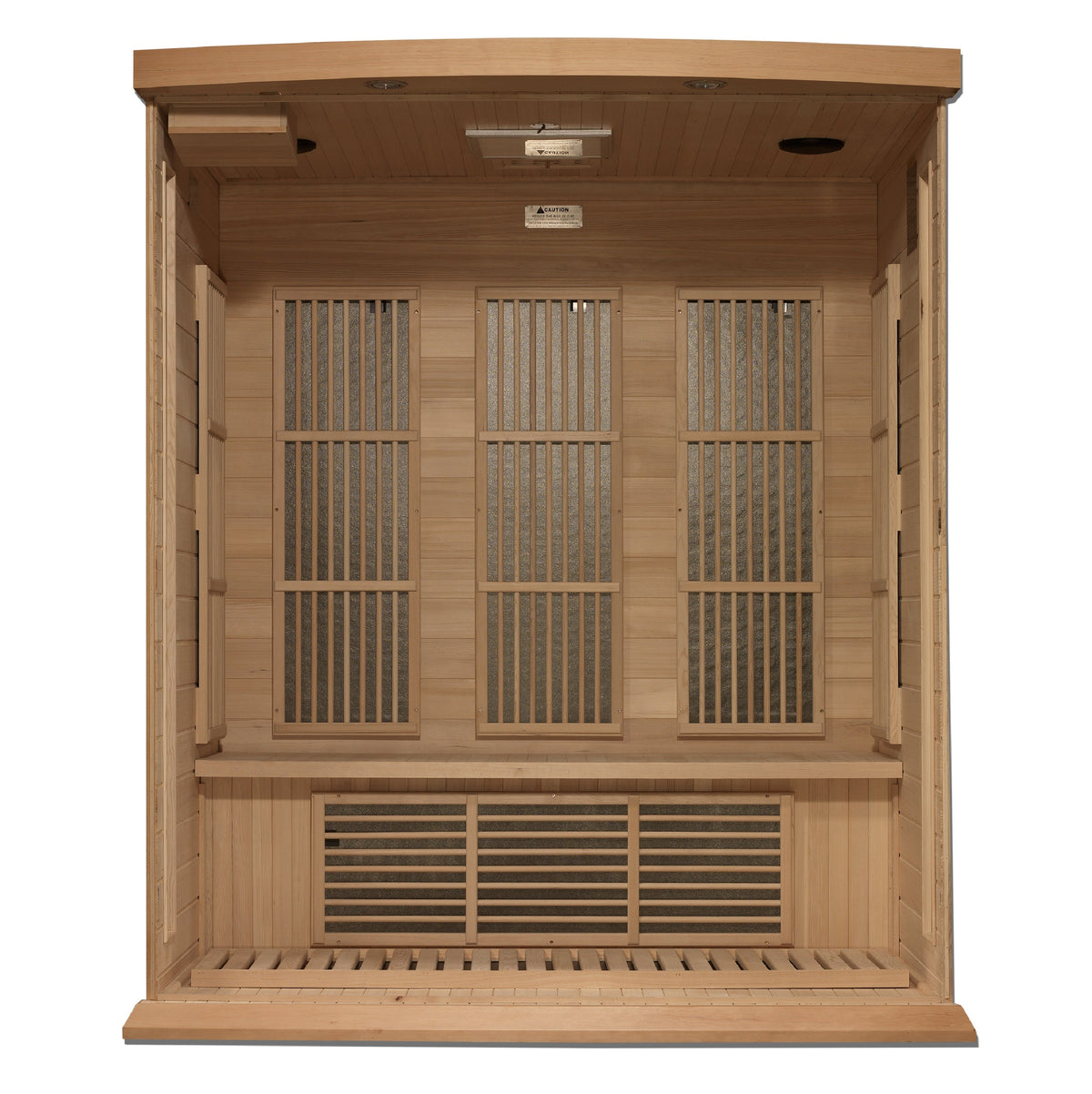 3 Person Hemlock Near Zero Infrared Sauna