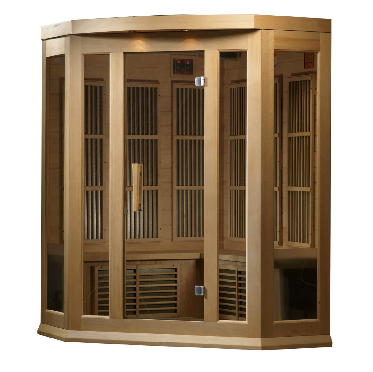 3 Person Hemlock Corner Infrared Sauna
