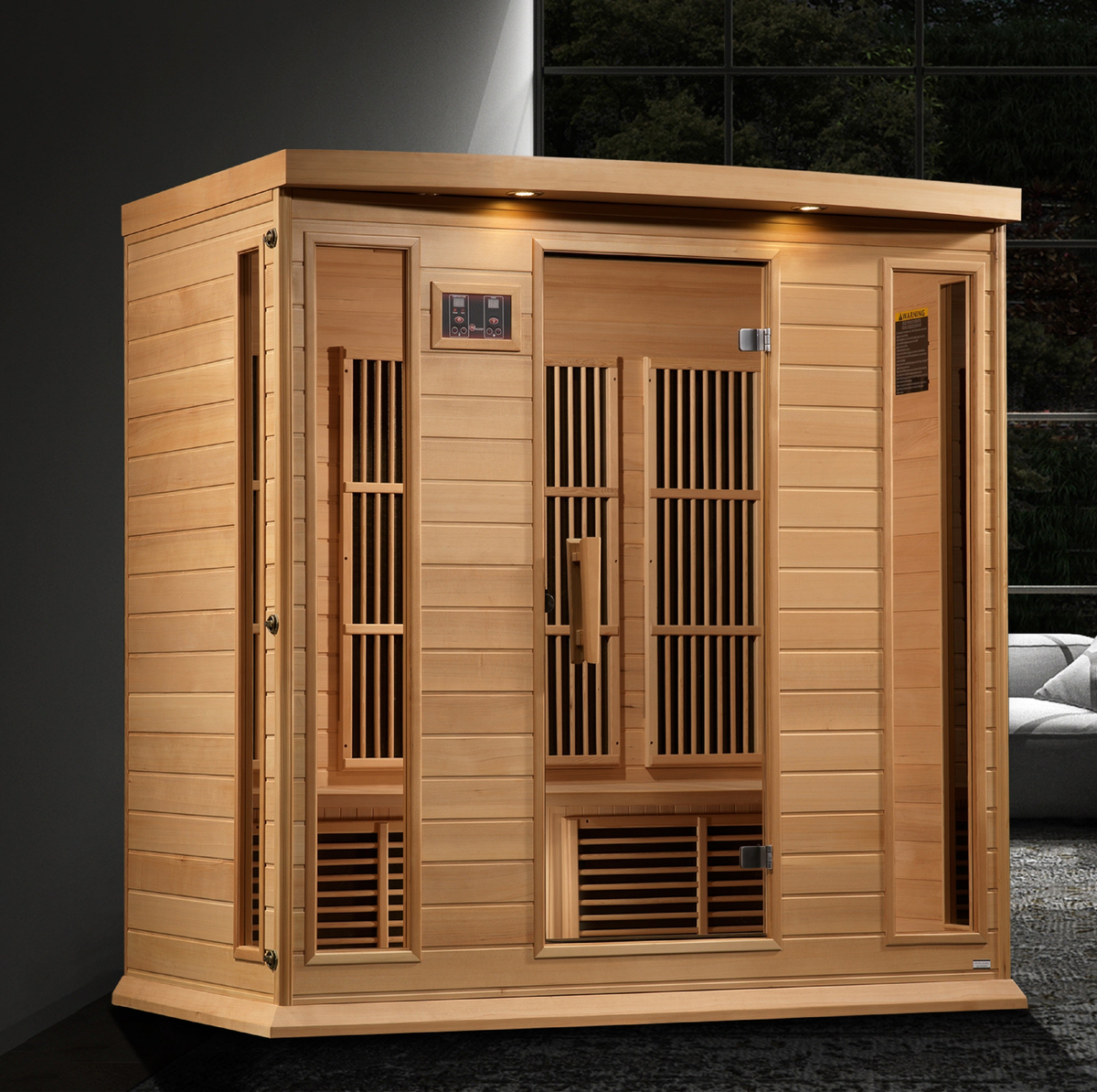 4 Person Hemlock Near Zero Infrared Sauna