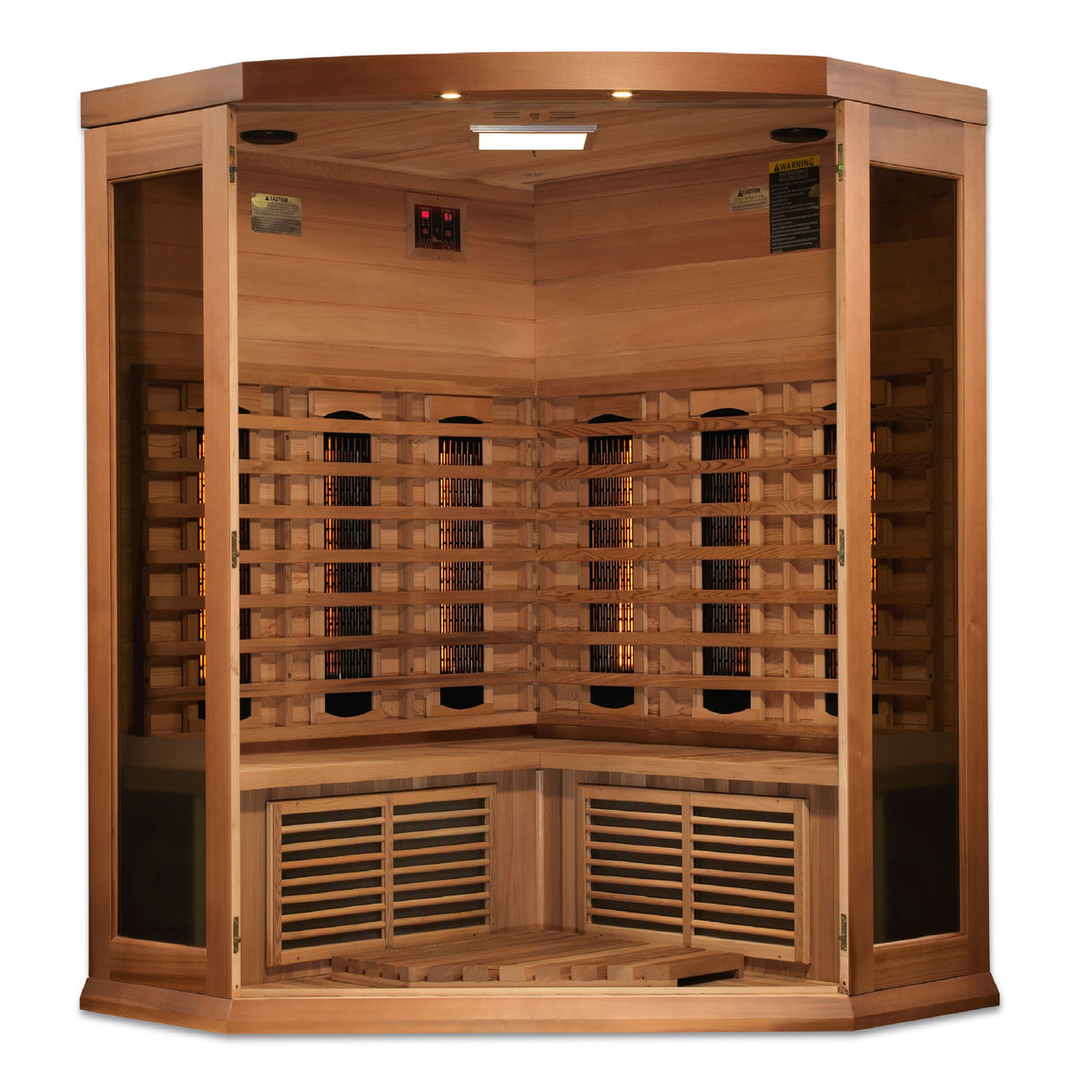 3 Person Cedar Corner Full Spectrum Infrared Sauna