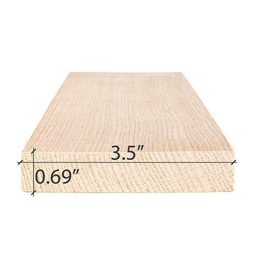 PROSAUNAS Sauna Wood 1x4 S4SEE Hemlock