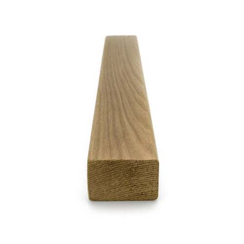PROSAUNAS Sauna Wood, 2x2 Thermo-Aspen, Smooth 4 Sides, Eased Edges, SHP