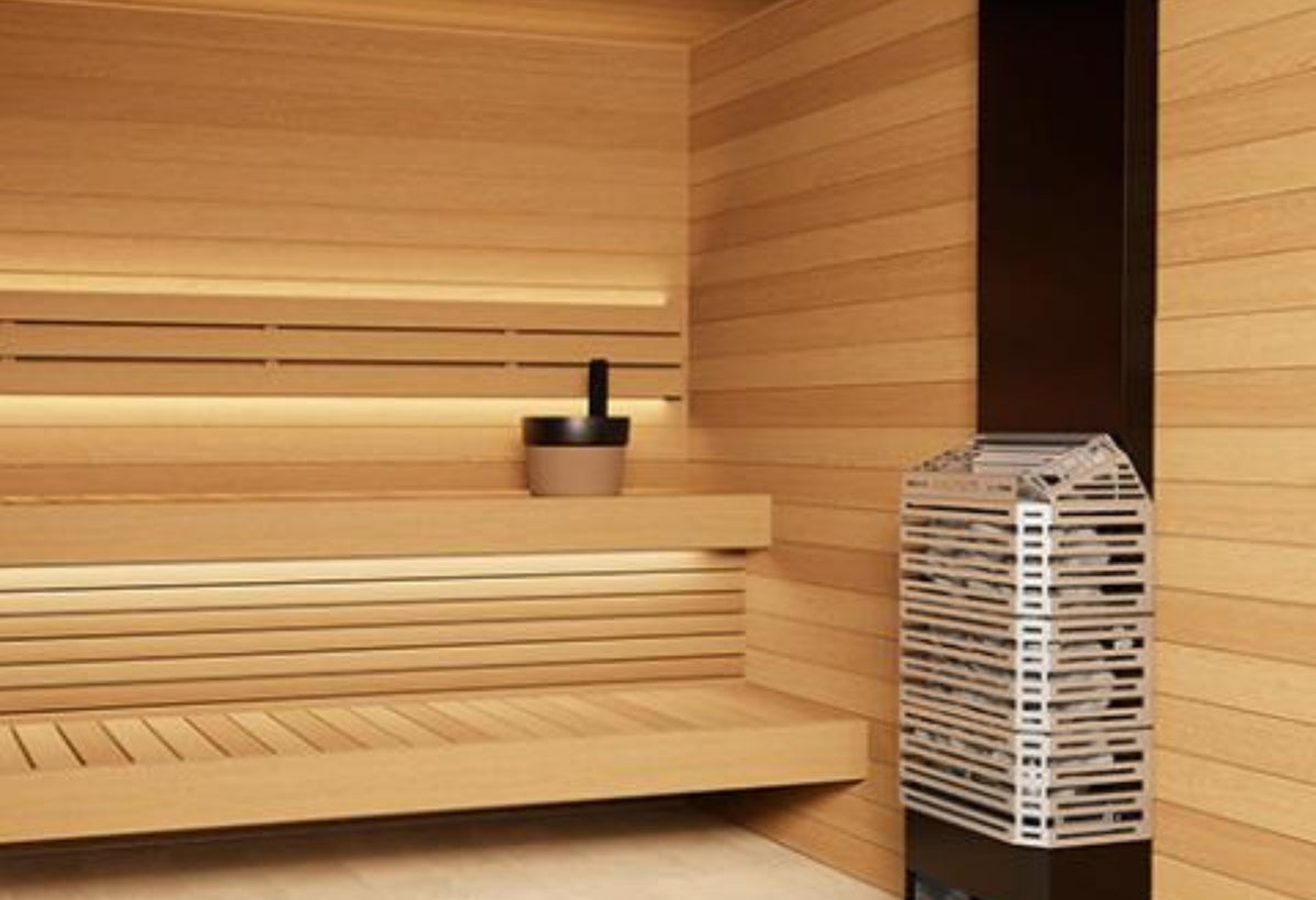 Saunum AIR 7 WiFi Sauna Heater Package, 6.4kW