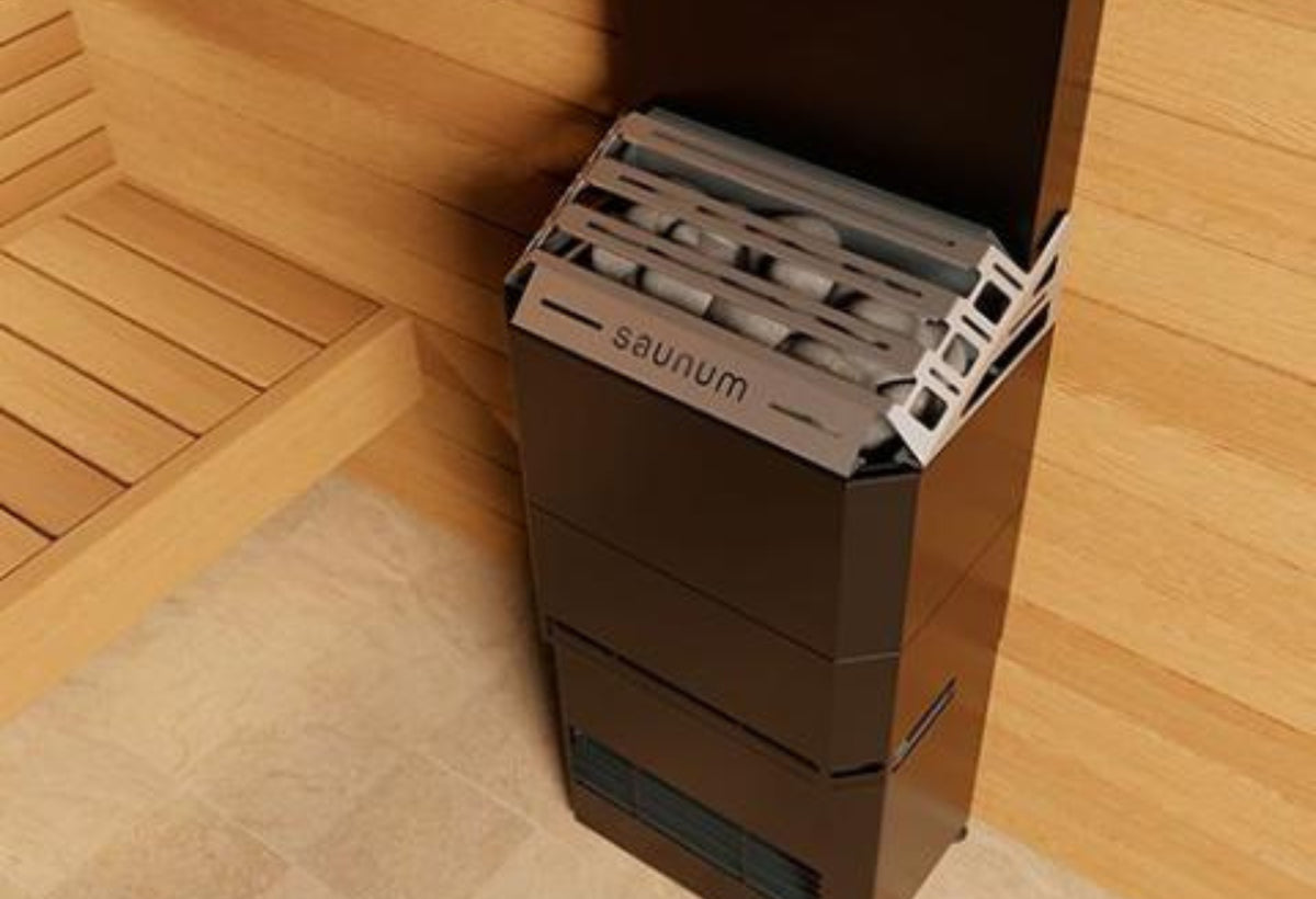 Saunum AIR 7 WiFi Sauna Heater Package, 6.4kW