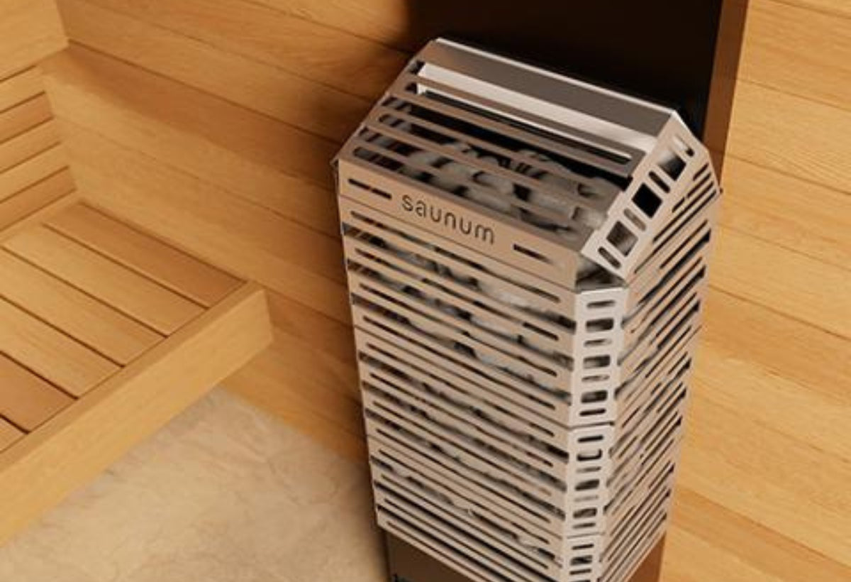 Saunum AIR 7 WiFi Sauna Heater Package, 6.4kW