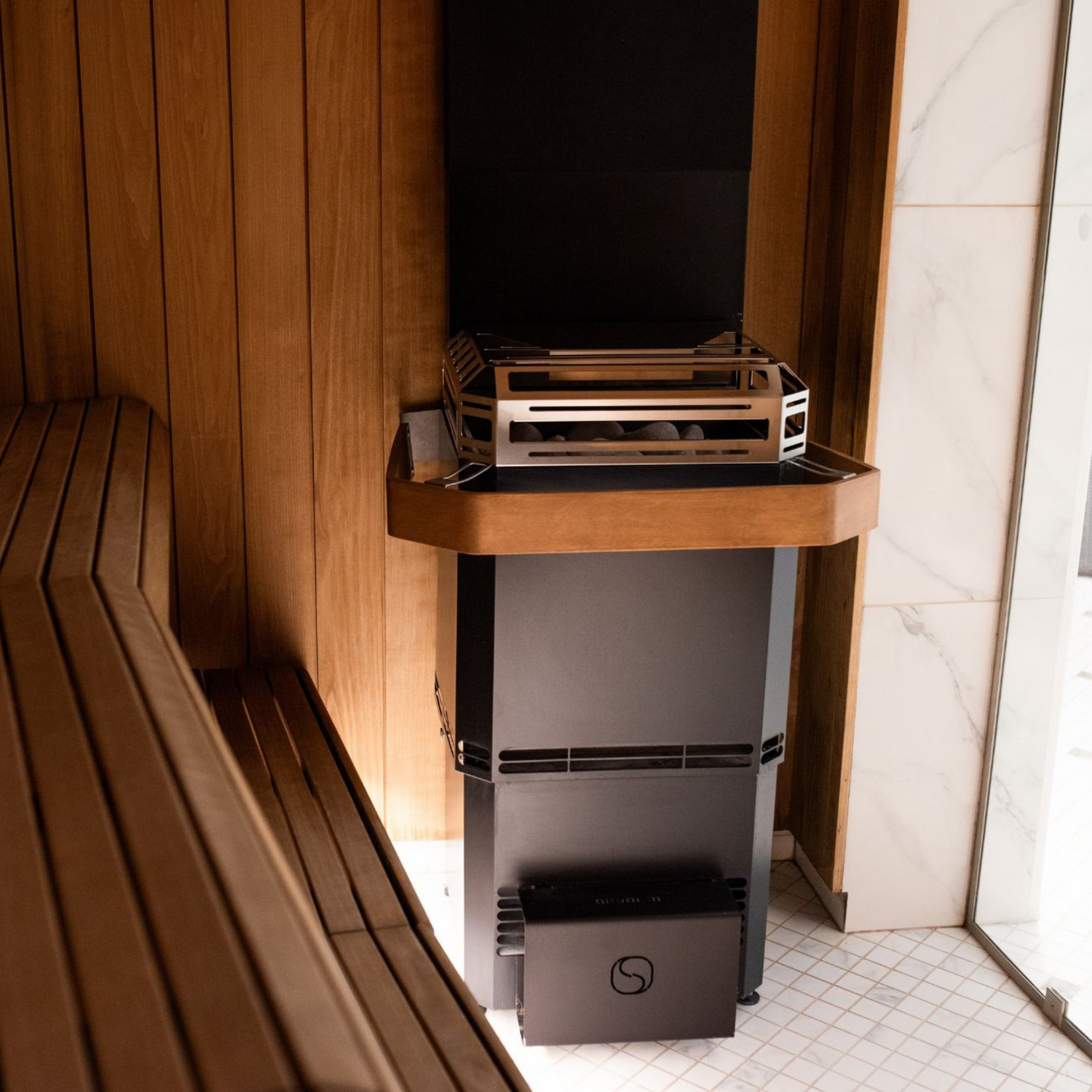 Saunum AIR L 10 WiFi Sauna Heater Package, 9.8kW