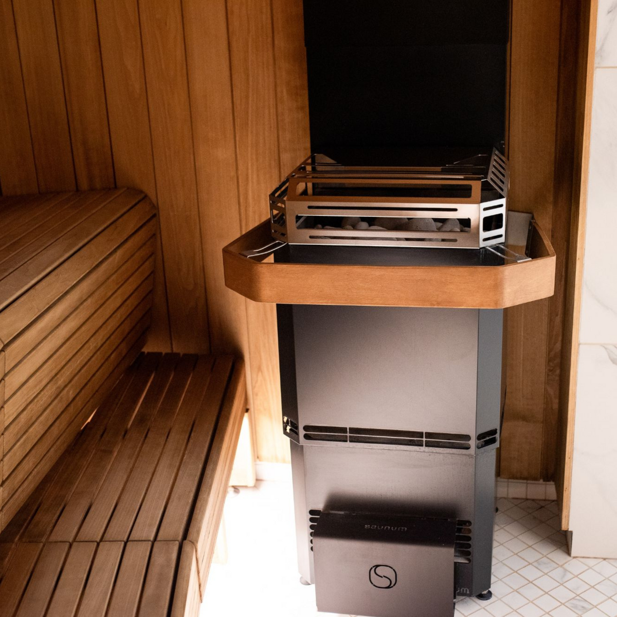 Saunum AIR L 10 WiFi Sauna Heater Package, 9.8kW