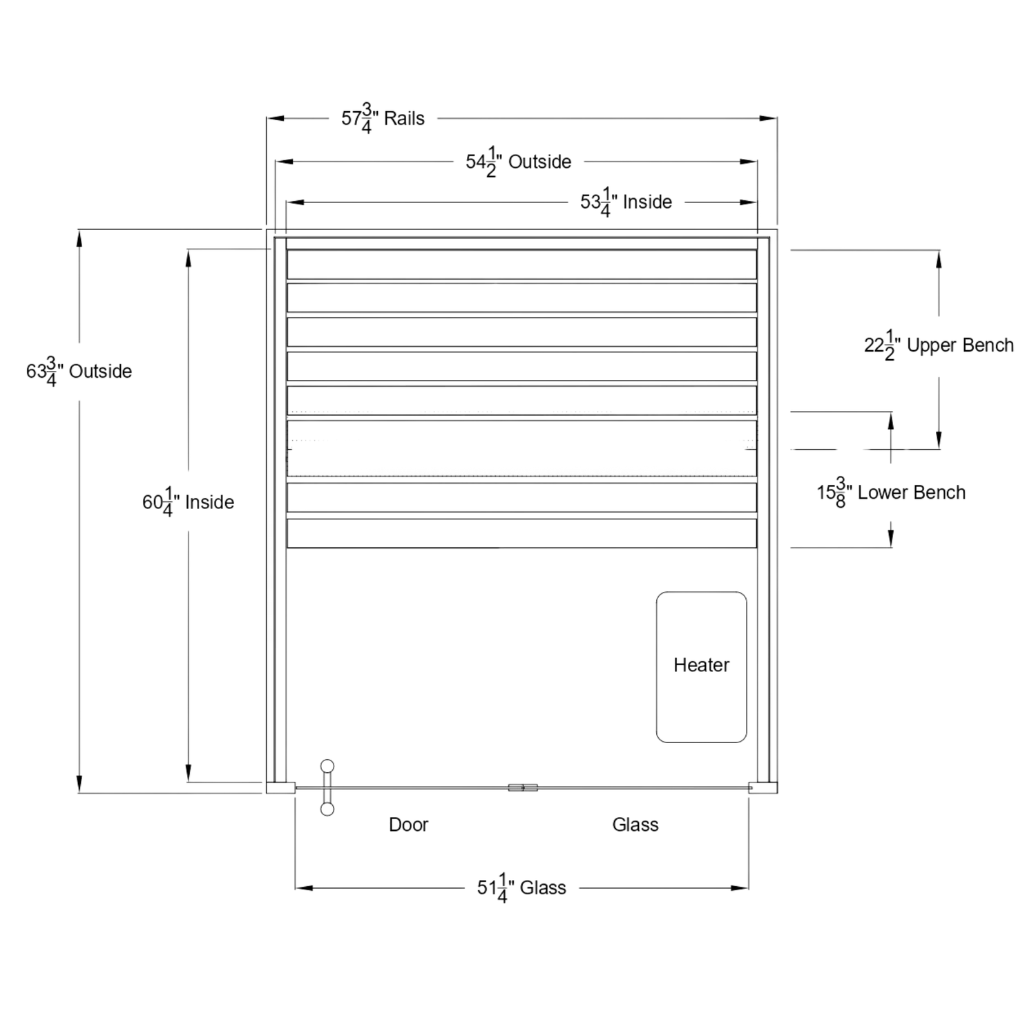 AH Modern 3-Person Hybrid Sauna