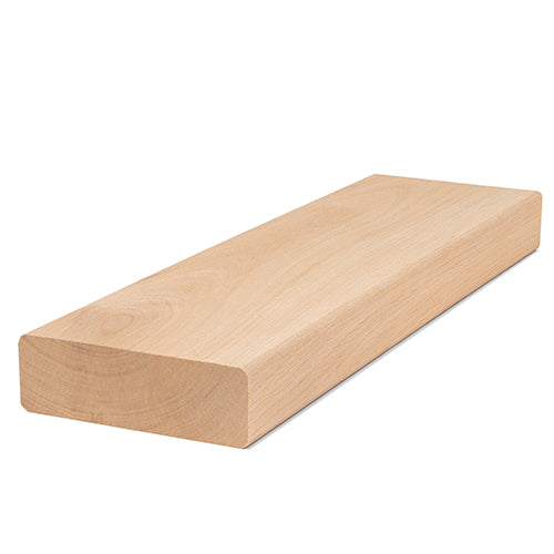 PROSAUNAS Alder Sauna Wood, 2x4 (28mm x 90mm) Bench Material, Smooth 4 Sides Eased Edges, SHP Profile