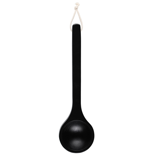 4Living Sauna Ladle, Black Pine Wood
