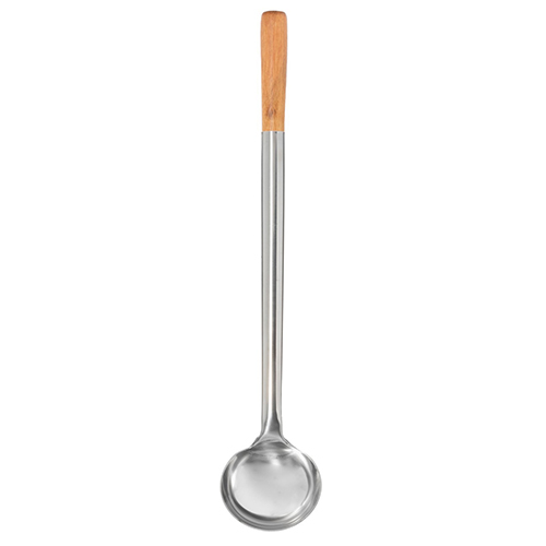 4Living Sauna Ladle, Stainless Steel with Wooden Handle