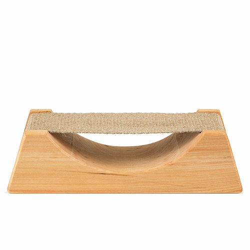 PROSAUNAS Sauna Ergo-Headrest with Cloth Neck Support, Alder Wood