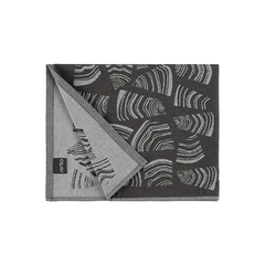 Rento Pino Sauna Seat Cover, 100% Cotton, 20" x 24", Coal Black