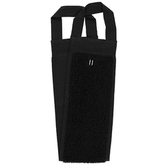 Rento Sauna Back Washer, Terry Linen, Black, 6" x 28"
