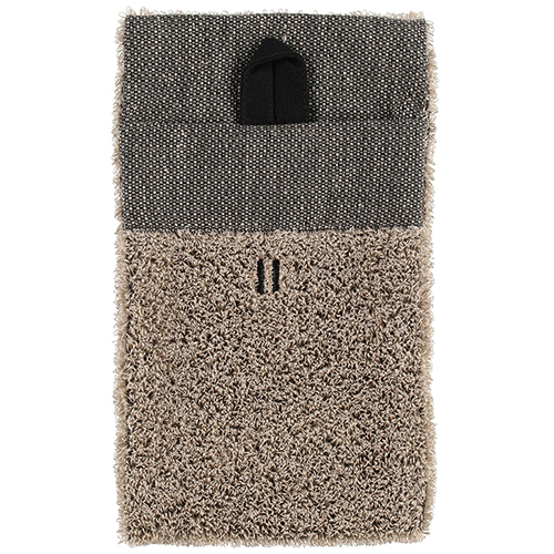 Brown Linen Terry Wash Mitten