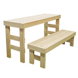 SaunaTrekker Cedar Bench