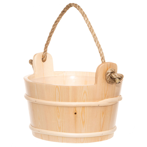 Spruce 1.1 Gallon Rope Handle Sauna Bucket