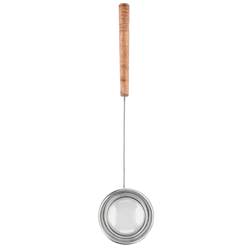 4Living Sauna Ladle, Stainless Steel with Wooden Handle, 19