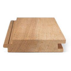 PROSAUNAS Cedar Sauna Wood, 1x4, Vertical Grain Tongue & Groove, Nickel Gap
