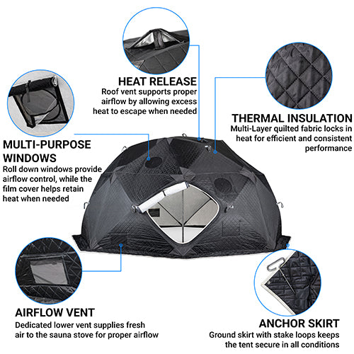 SaunaLife SaunaTrekker XL Sauna Tent