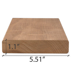 PROSAUNAS Thermo Aspen Sauna Wood, 2x6 (28mm x 140mm), Smooth 4 Sides Eased Edges, SHP Profile