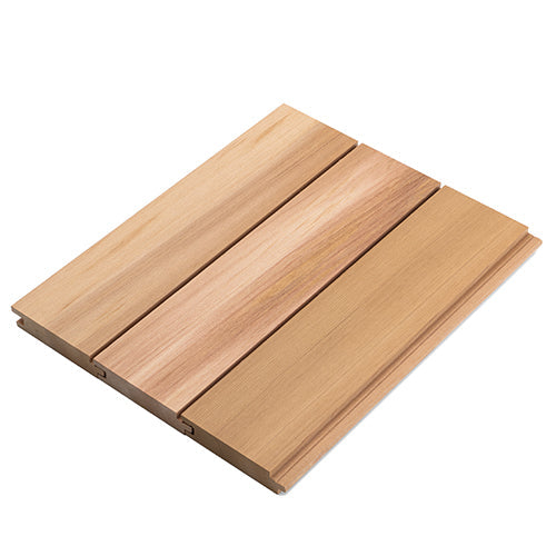 PROSAUNAS Cedar Sauna Wood, 1x4, Vertical Grain Tongue & Groove, Nickel Gap