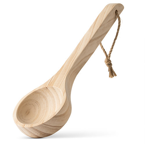 PROSAUNAS Sauna Bucket with Ladle and Rope Handle, 4 Liter, Pine Wood