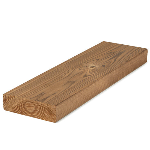 PROSAUNAS Thermo-Spruce Sauna Wood, 2x4 (26mm x 90mm), Smooth 4 Sides Eased Edges, SHP Profile