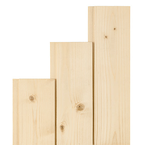 PROSAUNAS Spruce Sauna Wood, 1x4 (15mm x 90mm), Tongue & Groove Nickel-Gap, STS4 Profile