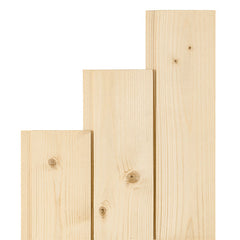 PROSAUNAS Spruce Sauna Wood, 1x4 (15mm x 90mm), Tongue & Groove Nickel-Gap, STS4 Profile