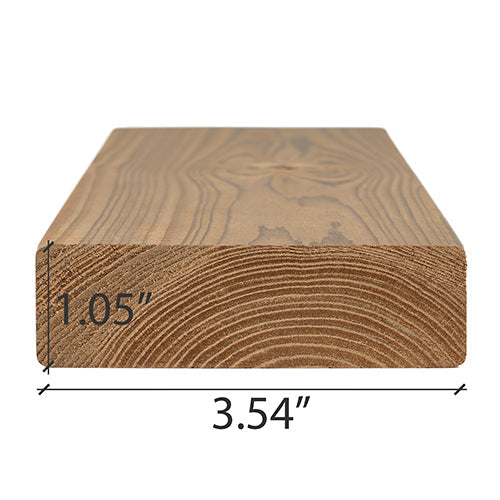 Thermo-Spruce 2x4 Bench Board