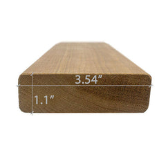 PROSAUNAS Thermo Aspen Sauna Wood, Smooth 4 Sides Eased Edges, SHP Profile