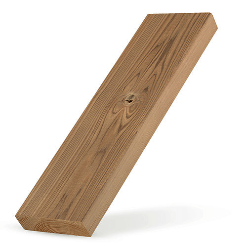PROSAUNAS Thermo-Spruce Sauna Wood, 2x4 (26mm x 90mm), Smooth 4 Sides Eased Edges, SHP Profile